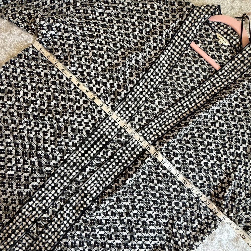 Max Studio Black & White Geometric Kimono Size L - Picture 5 of 8